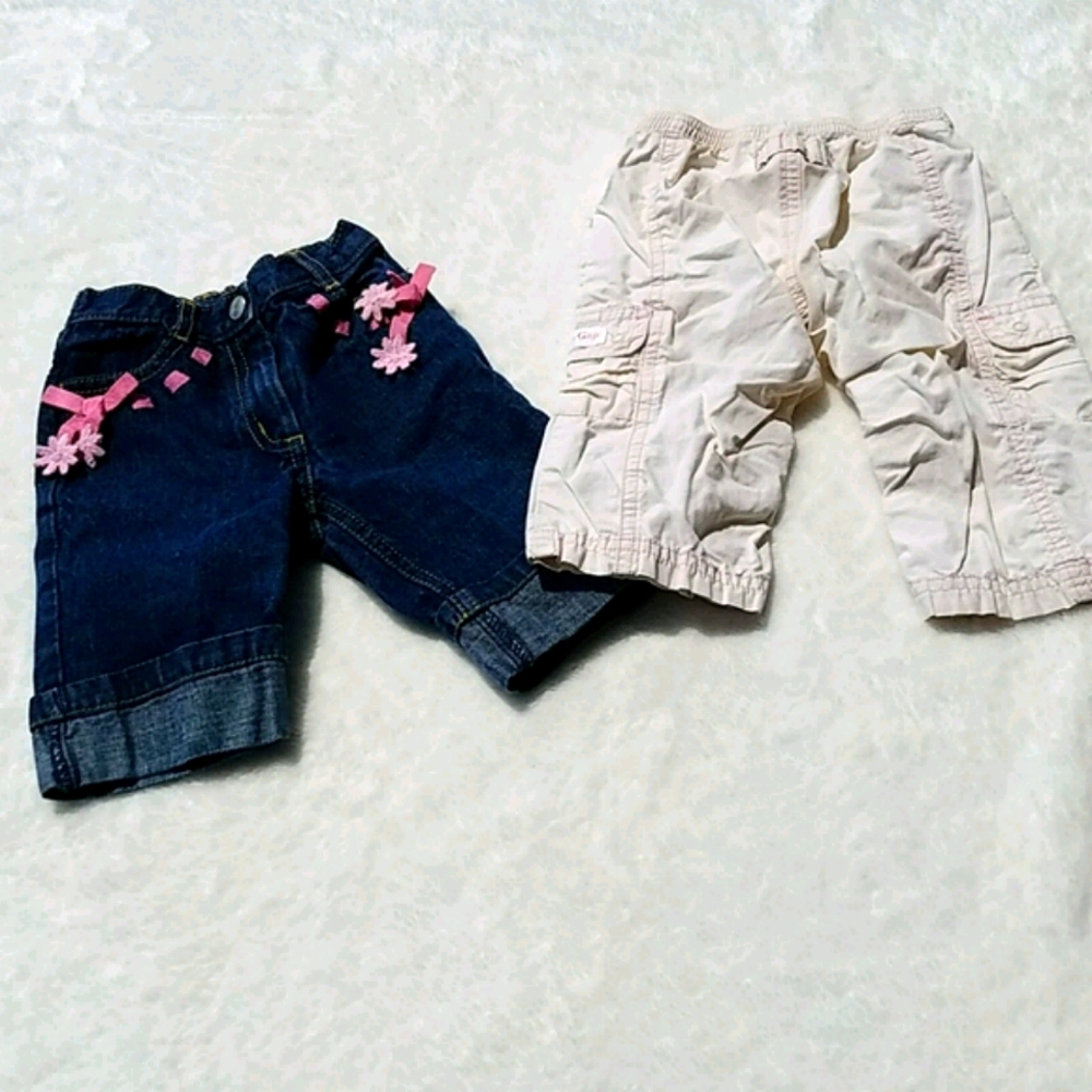 Gap, Old Navy, and Gymboree 6-12mo bundle of pants - Picture 6 of 7